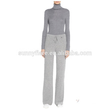 Fashionable Women 100% Cashmere Knitted Super Warm loose Pants